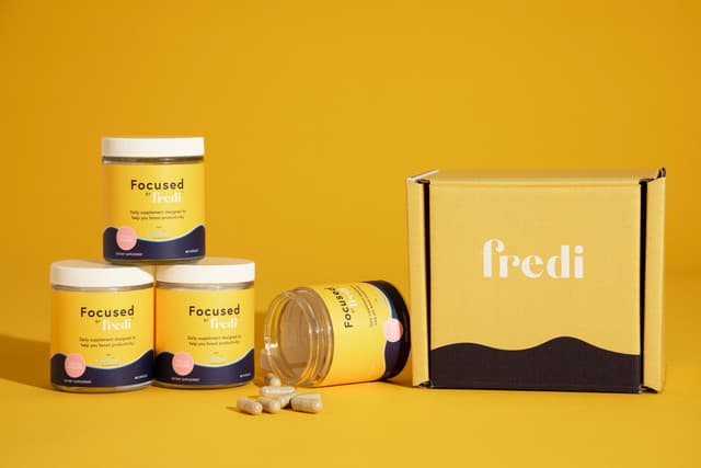 Yellow product box and jars